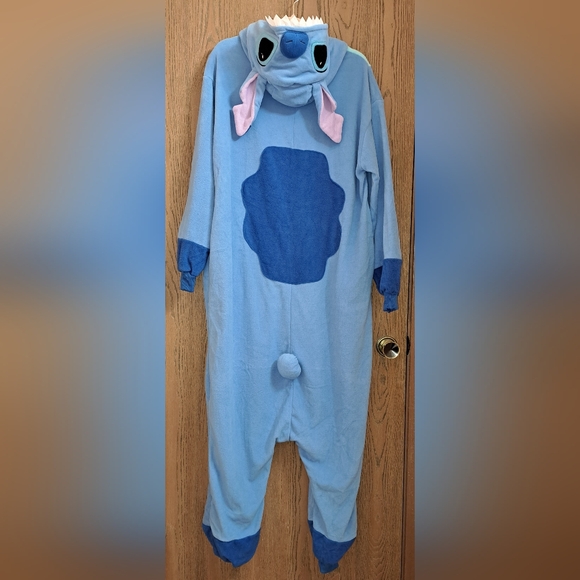 NEW STITCH and ANGEL Couples Costumes Halloween Friends Onesie Pajama PJ Set M L - Picture 10 of 11
